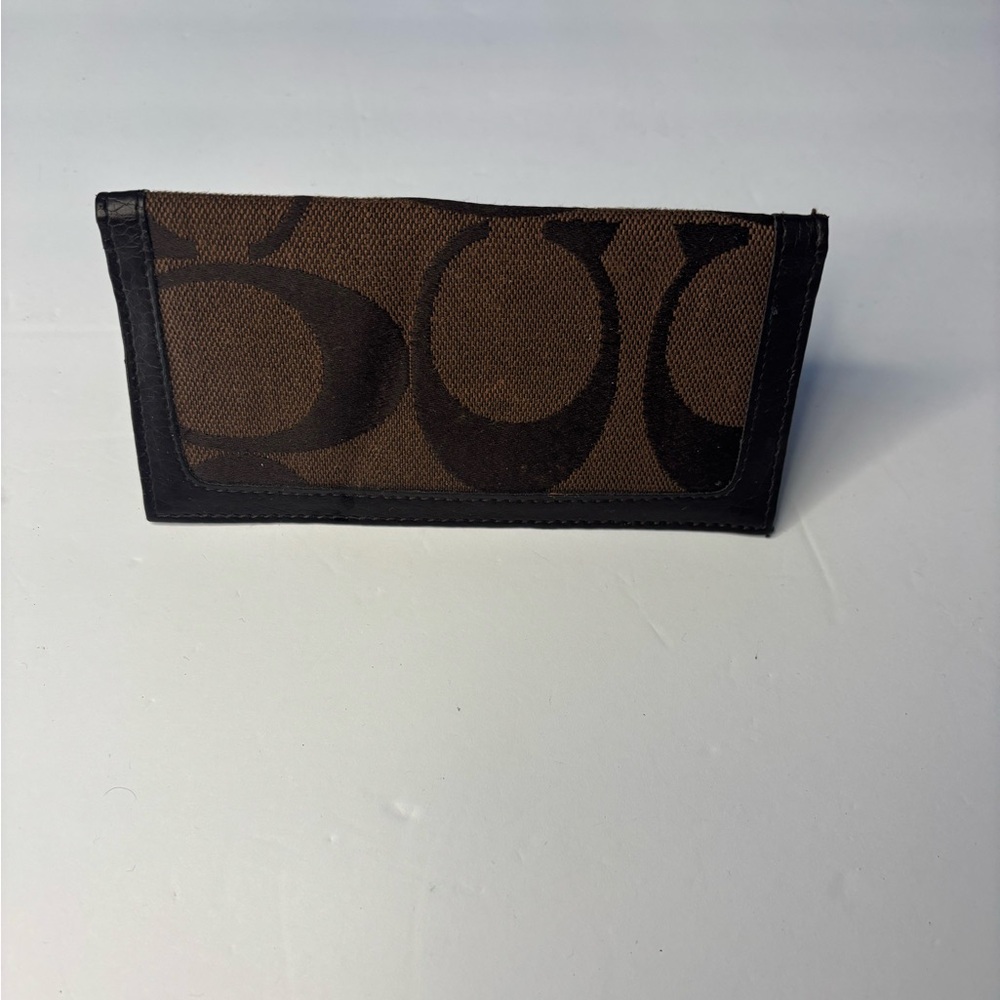 Coach Brown and Black Clutch